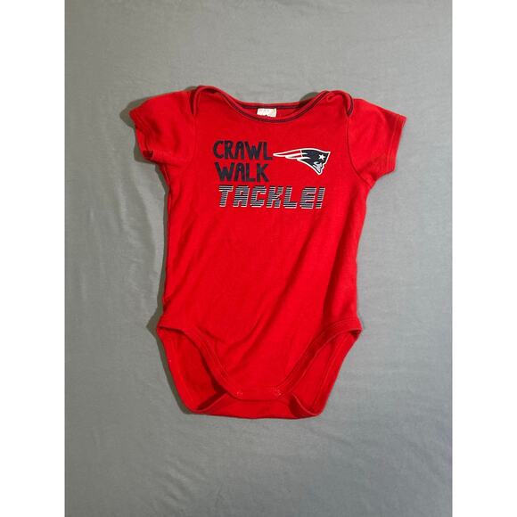 Patriots NFL Baby Bodysuit - 18 Months - Short Sleeve - Picture 1 of 3